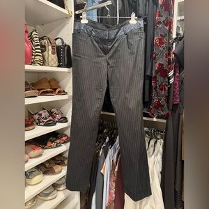 Dolce & Gabbana Black Pinstripe Pants